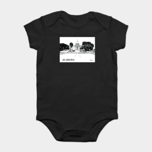 Alabama USA Baby Bodysuit